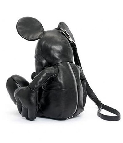 Mickey leather bag slouching